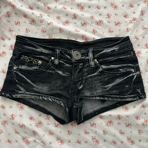 Stylish Black D.I.A Gyaru Shorts!!